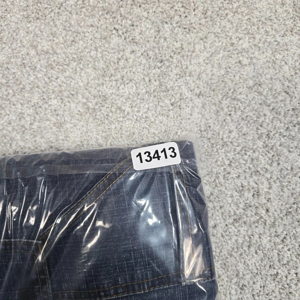 U.S. POLO Assn jean shorts‎ mens 42 Vintage Y2K Jorts Dark Blue Baggy EUC